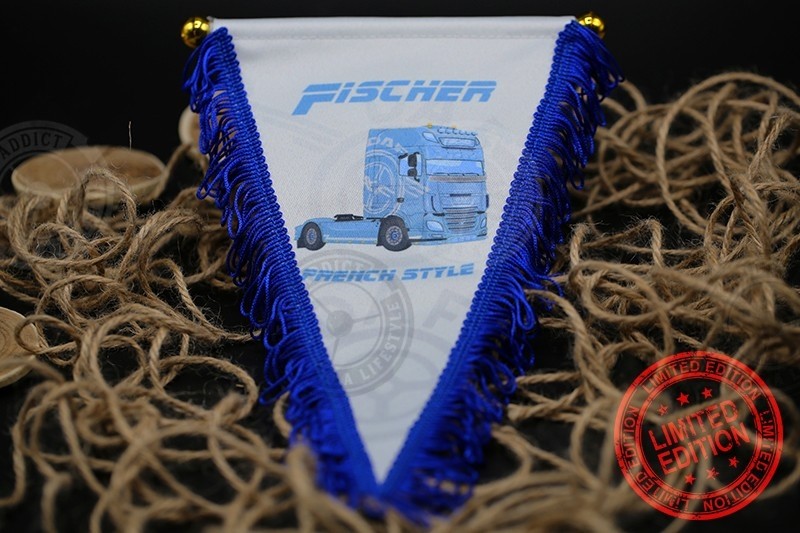 Blue Daf Flag - Transports Fischer Blue Daf Flag - Transports Fischer