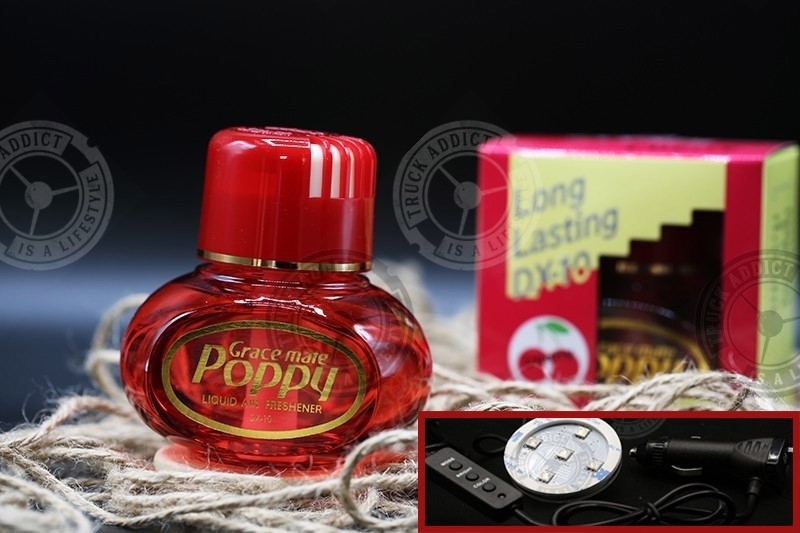 CERISE - POPPY + SUPPORT LUMINEUX CERISE - POPPY + SUPPORT LUMINEUX