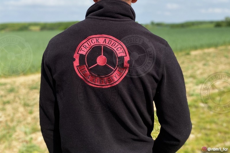 Veste Polaire Homme - Broderie Bordeau Veste Polaire Homme - Broderie Bordeau